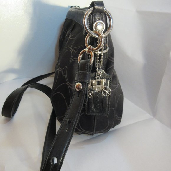 Coach Bags | Coach Black Crossbody | Color: Black/Purple N 01049-15760 - Picture 4 of 11